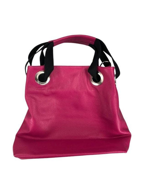 leather shopper